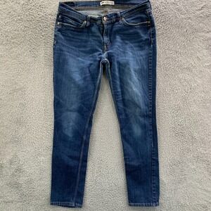 Levis 524 Too Superlow Jeans Womens Size 15 Juniors Blue 36x31